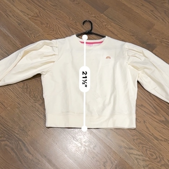 Terez New York Sugar Swizzle Rainbow Sweatshirt Size SMALL S y2k H - Picture 14 of 15